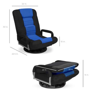 Foto 7 | Silla Para Videojuegos Best Choice Products, Gira 360° Con Soporte Lumbar - Venta Internacional.