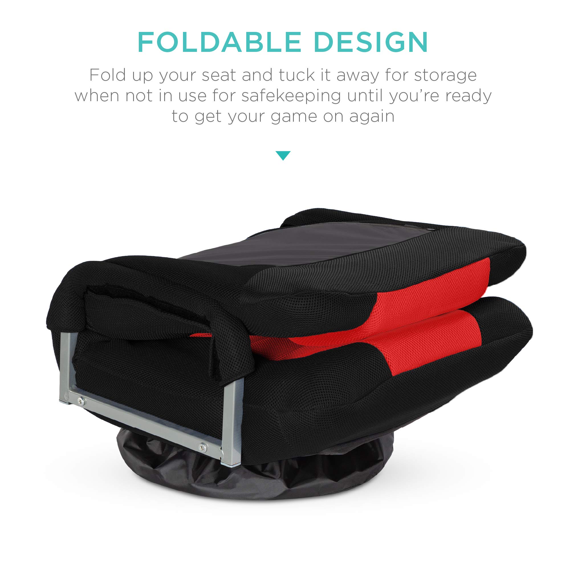 Foto 5 pulgar | Silla Para Videojuegos Best Choice Products, Gira 360° Con Soporte Lumbar - Venta Internacional.
