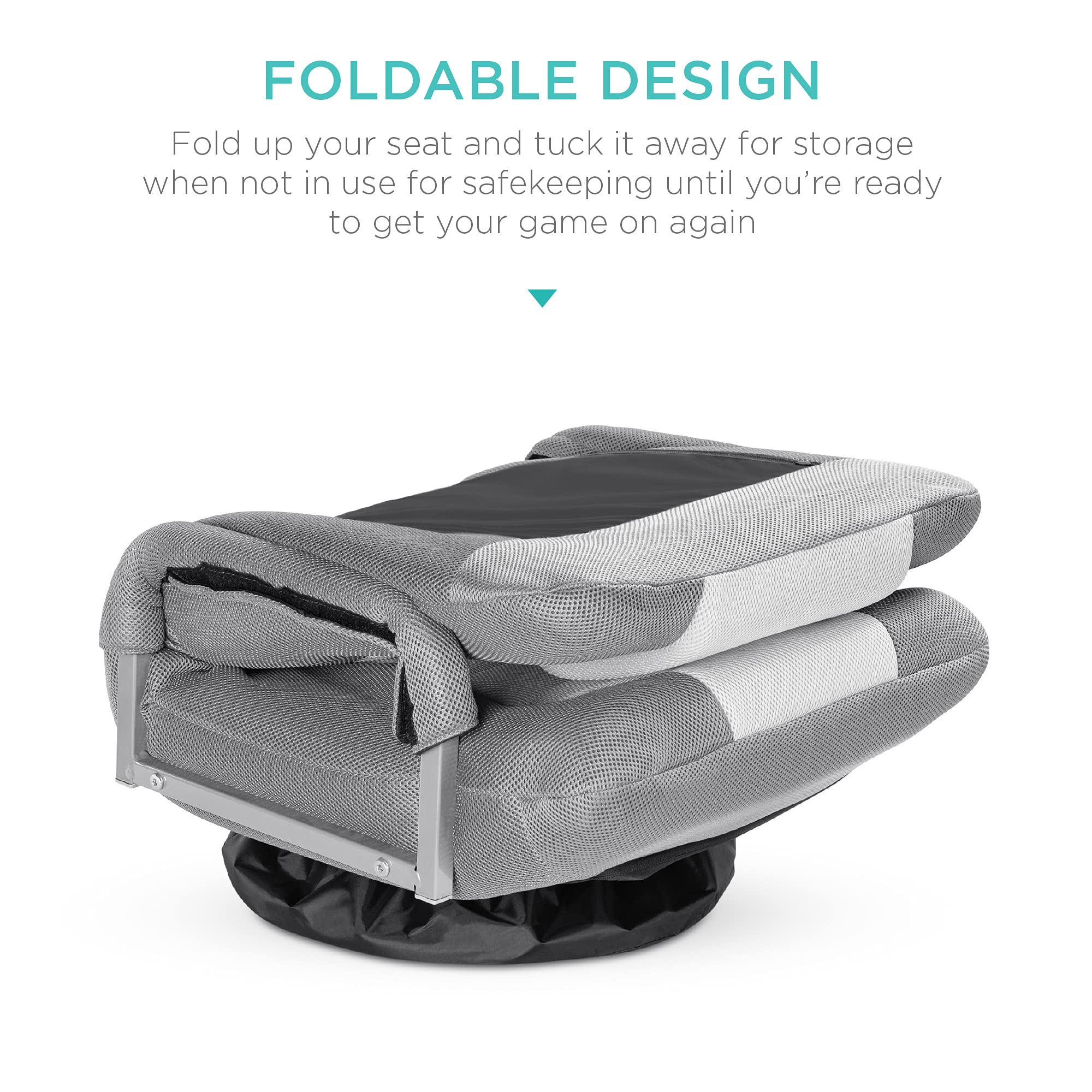 Foto 5 pulgar | Silla Para Videojuegos Best Choice Products, Gira 360° Con Soporte Lumbar - Venta Internacional.
