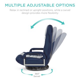 Foto 3 | Silla Para Videojuegos Best Choice Products, Gira 360° Con Soporte Lumbar - Venta Internacional.
