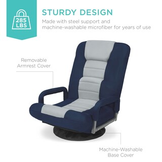 Foto 6 | Silla Para Videojuegos Best Choice Products, Gira 360° Con Soporte Lumbar - Venta Internacional.