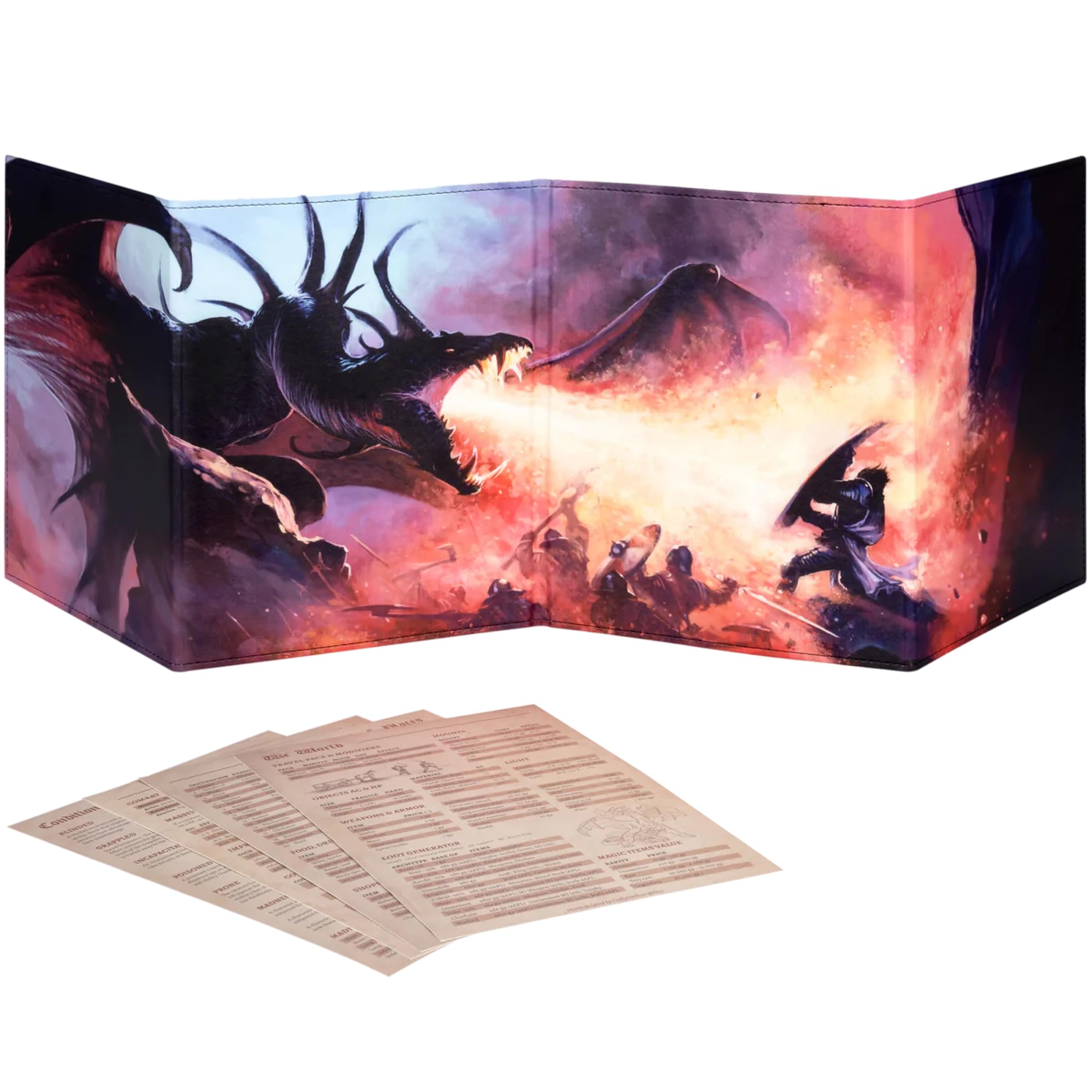 Foto 2 pulgar | Pantalla D&d Dm Lynx Dnd 5e A Todo Color Con Insertos Personalizables - Venta Internacional.