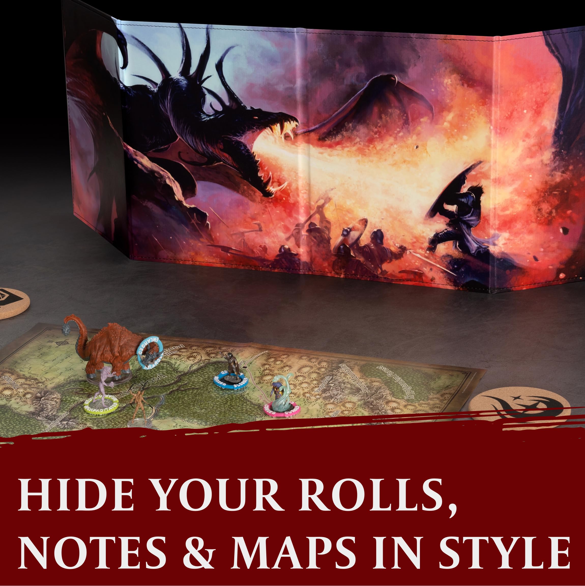 Foto 6 pulgar | Pantalla D&d Dm Lynx Dnd 5e A Todo Color Con Insertos Personalizables - Venta Internacional.