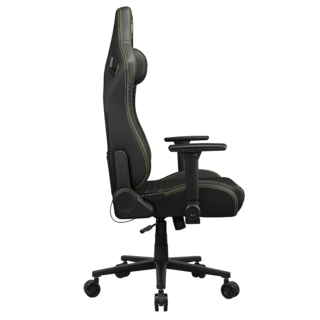 Foto 2 | Silla Cougar Defensor Gold Negro/dorado Soporta 120kg 3mdffglb.0001