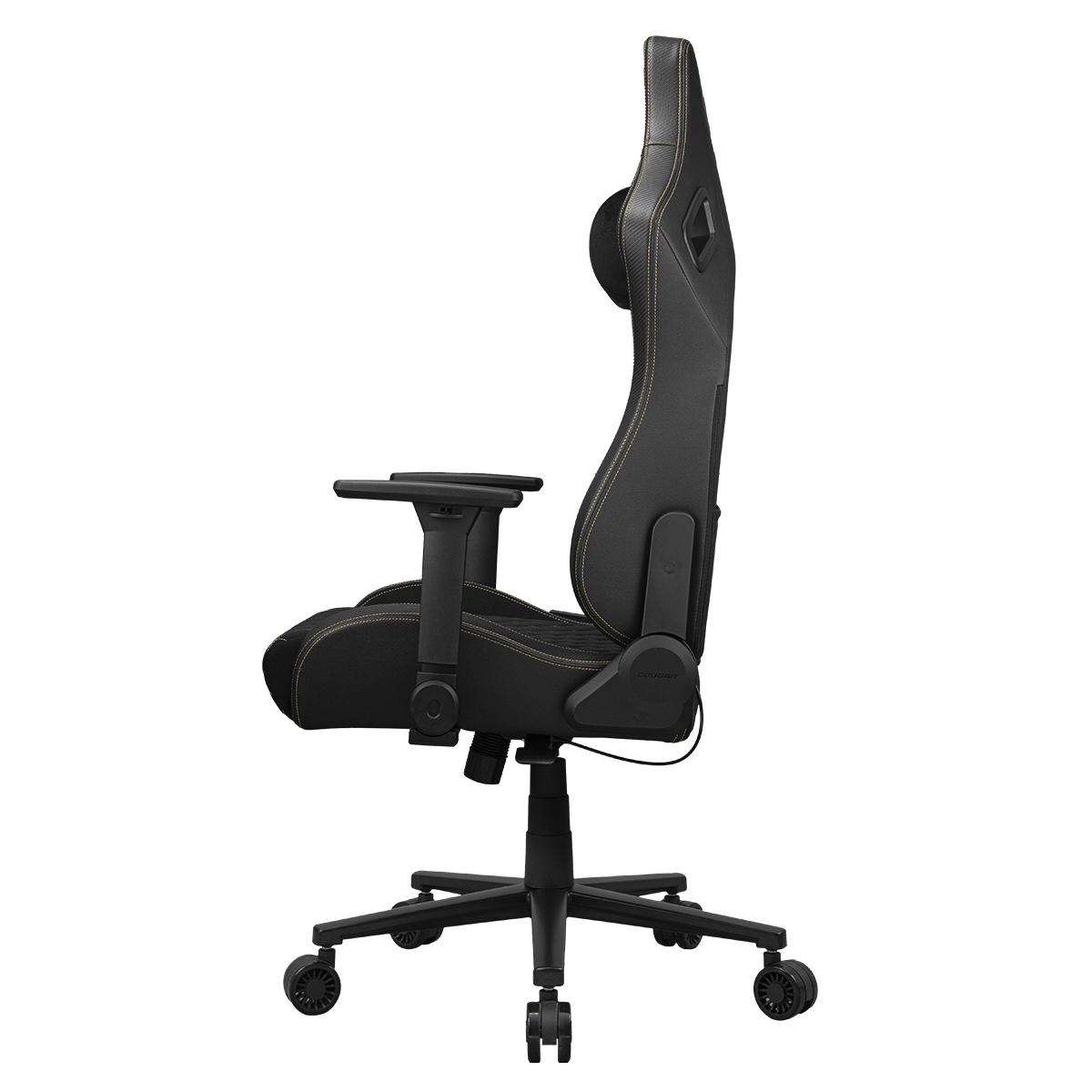 Foto 4 pulgar | Silla Cougar Defensor Gold Negro/dorado Soporta 120kg 3mdffglb.0001