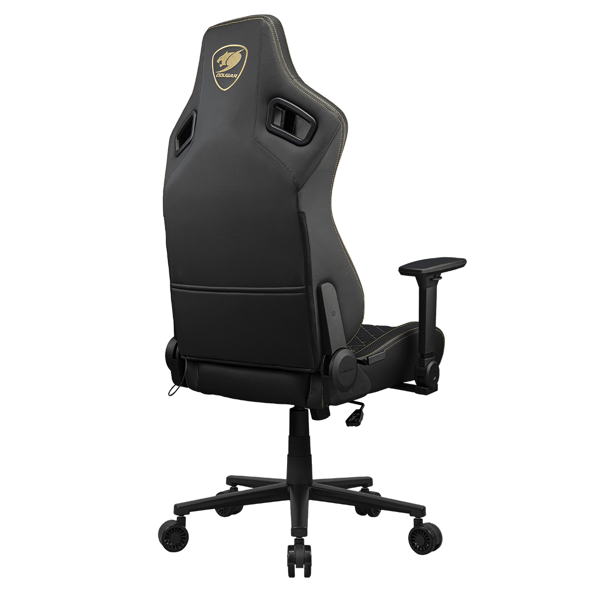 Foto 4 | Silla Cougar Defensor Gold Negro/dorado Soporta 120kg 3mdffglb.0001