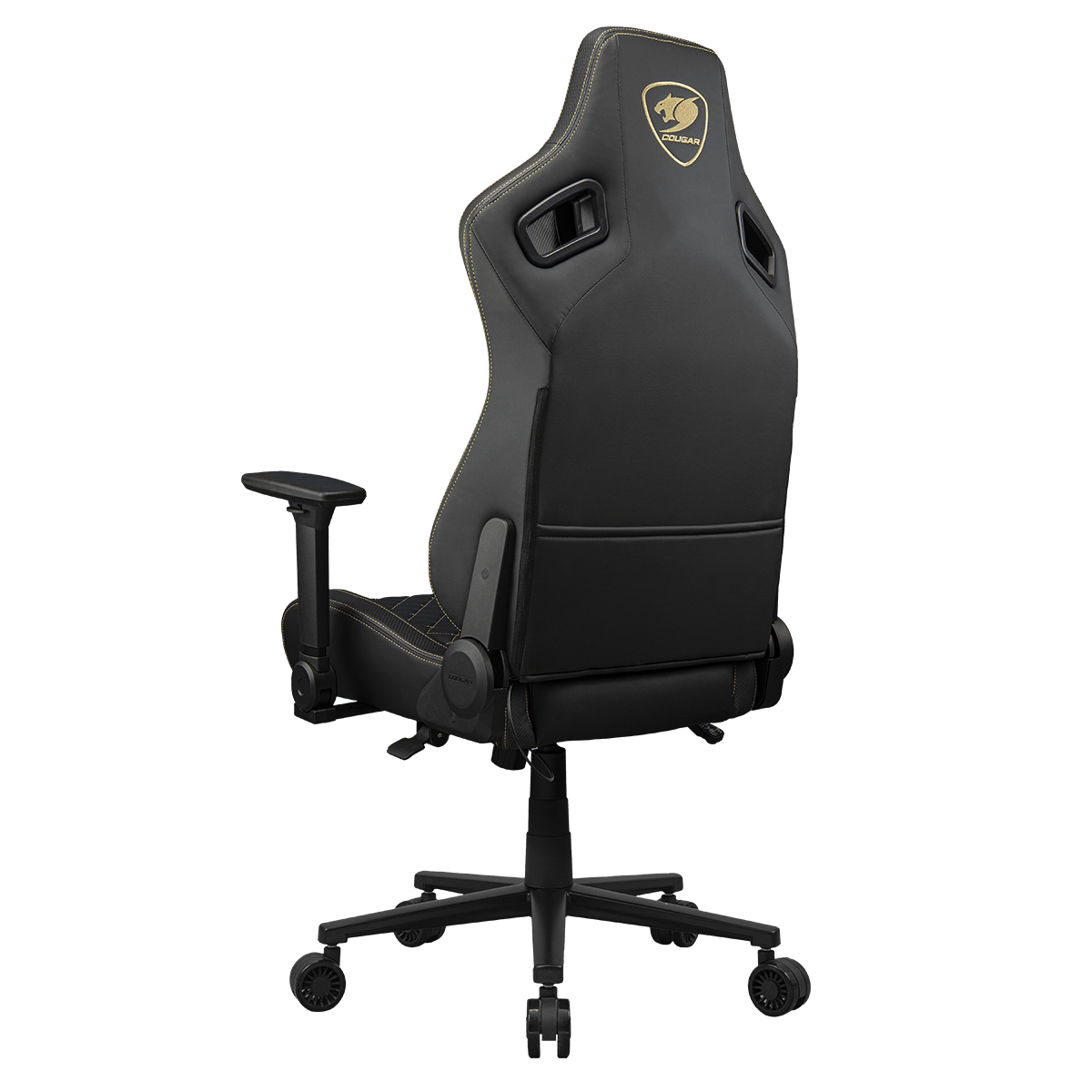 Foto 6 pulgar | Silla Cougar Defensor Gold Negro/dorado Soporta 120kg 3mdffglb.0001