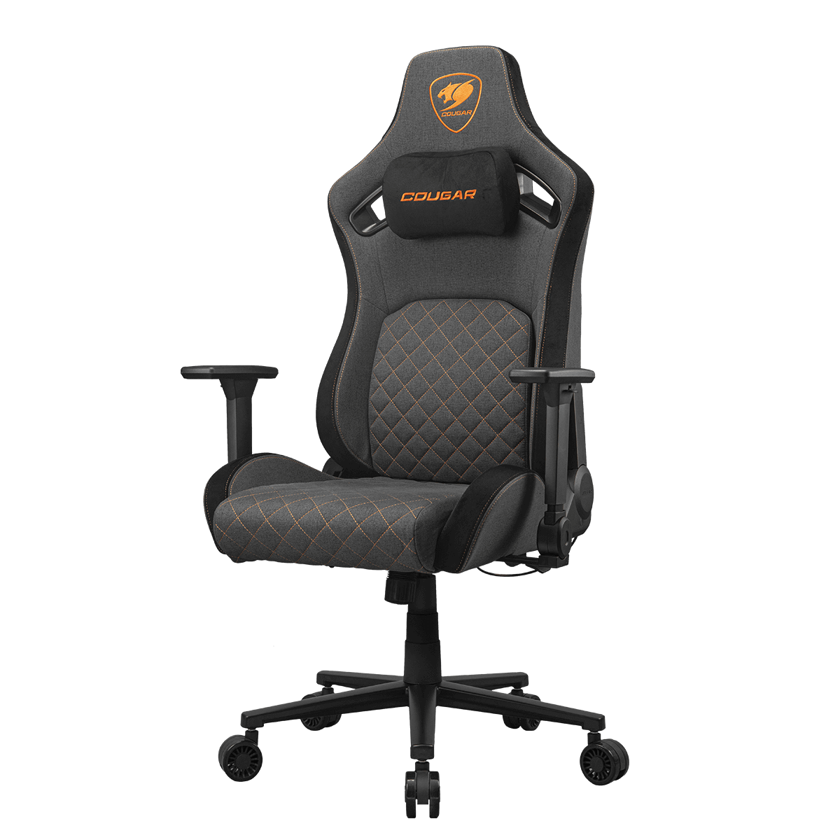 Silla Cougar Defensor Gray F Negro/gris Soporta 120kg 3mdffgrb.0001