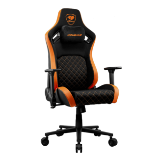Foto 2 | Silla Cougar Defensor F Negro/naranja Soporta 120kg 3mdfforb.0001