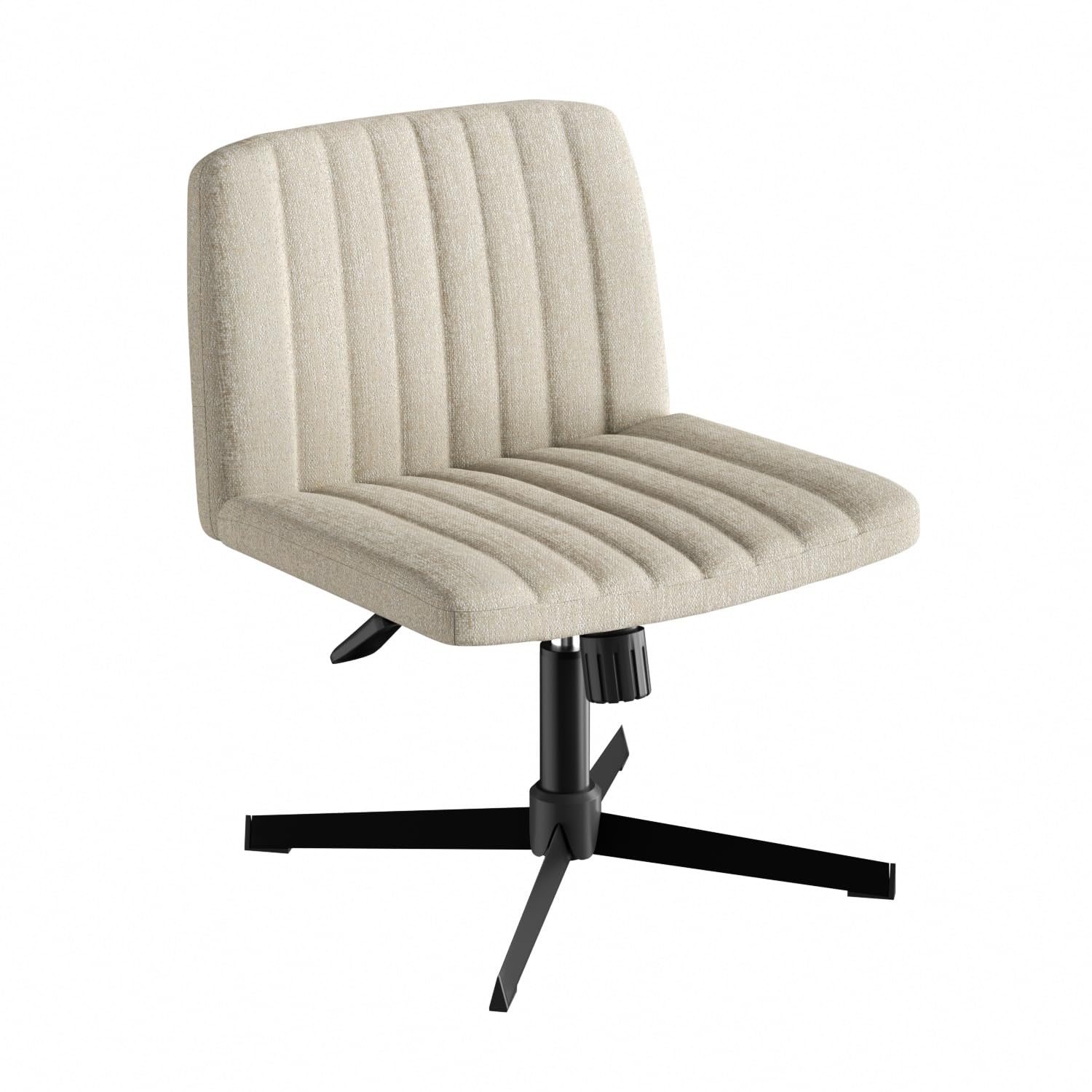 Foto 2 pulgar | Silla De Oficina Furniturer Alintoner Beige 57 X 49 X 74.5-87 Cm