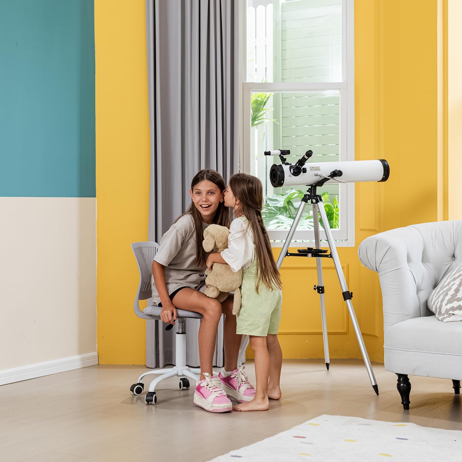 Foto 5 pulgar | Silla de Oficina Furniturer Carnation Gris