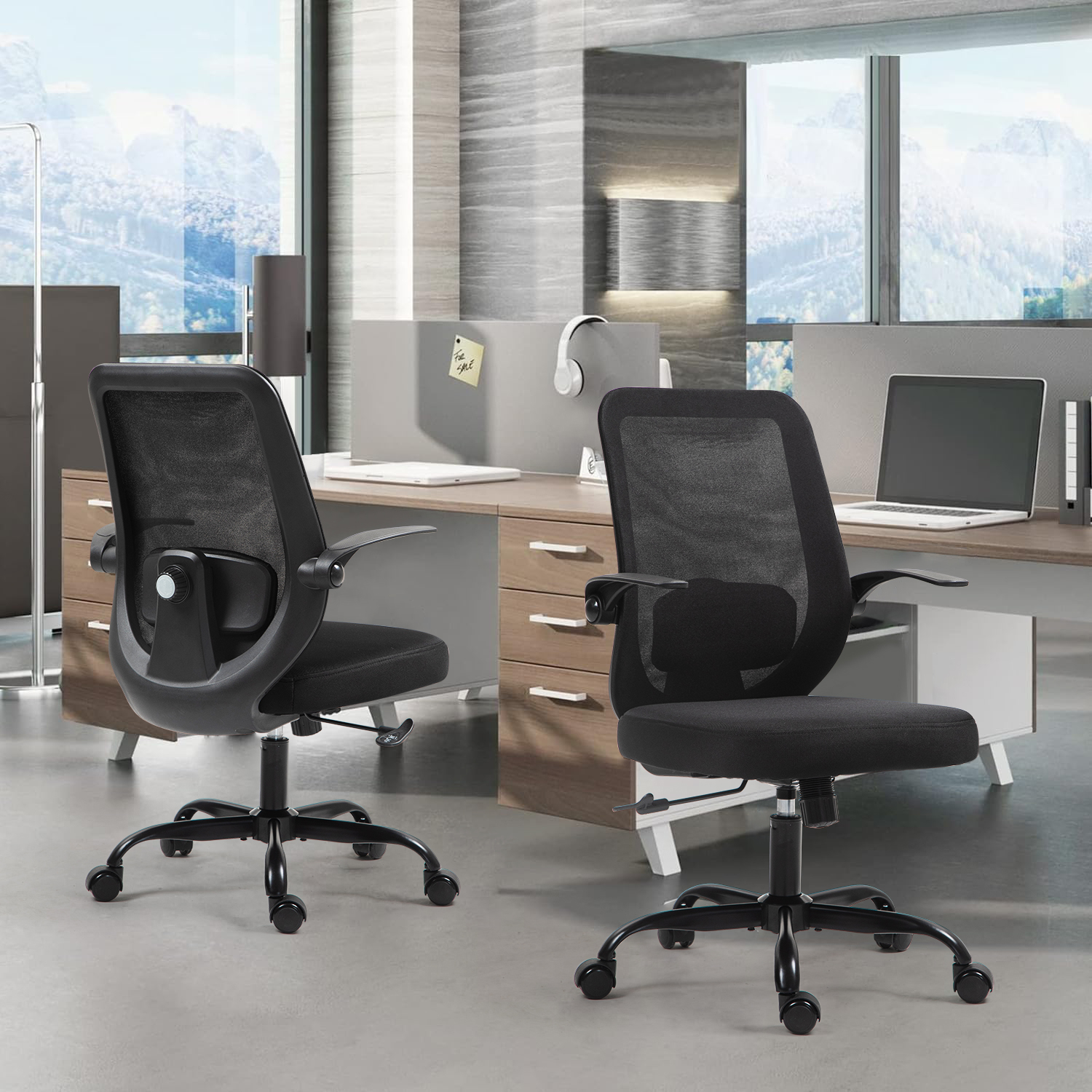 Foto 1 | Silla De Oficina Ergonómica Rola Negra