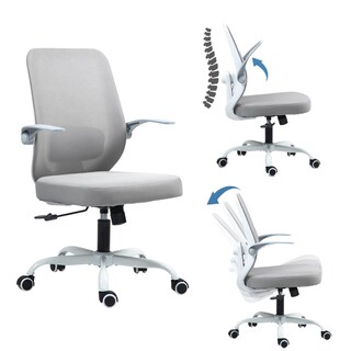 Foto 7 | Silla De Oficina Yatahome Ergonómica Rola Blanco