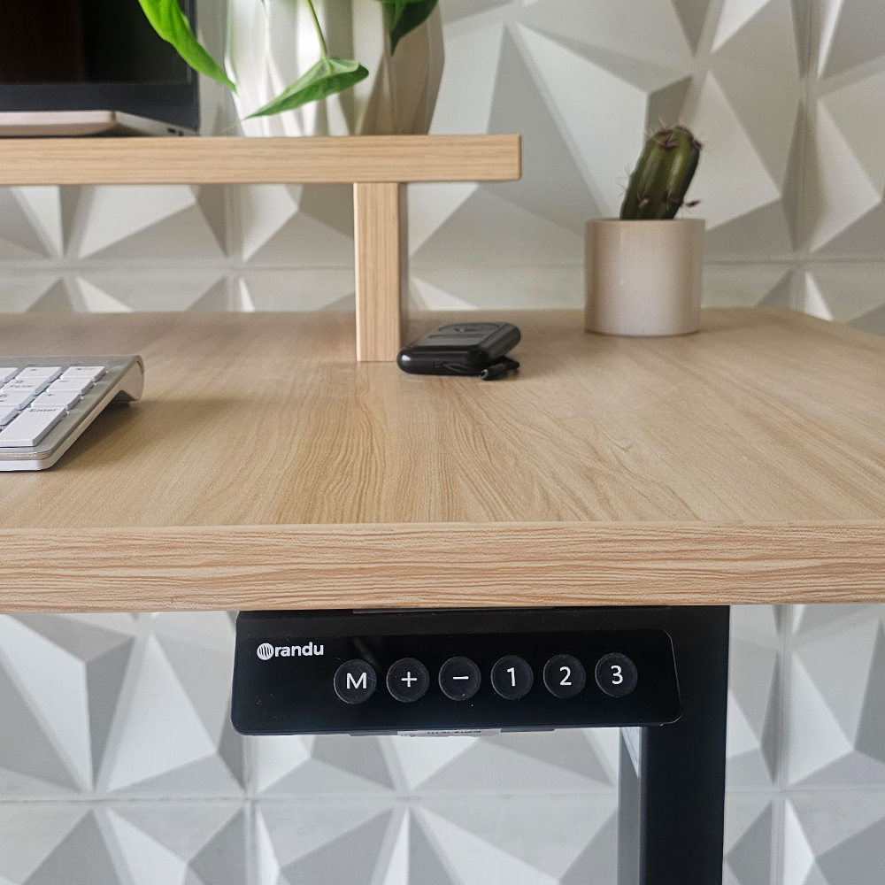 Foto 4 pulgar | Escritorio Randu Ajustable Eléctrico Blanco