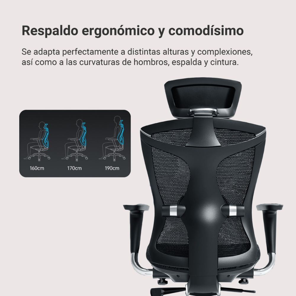 Foto 4 pulgar | Silla Ergonómica Ejecutiva Randu Premium V2