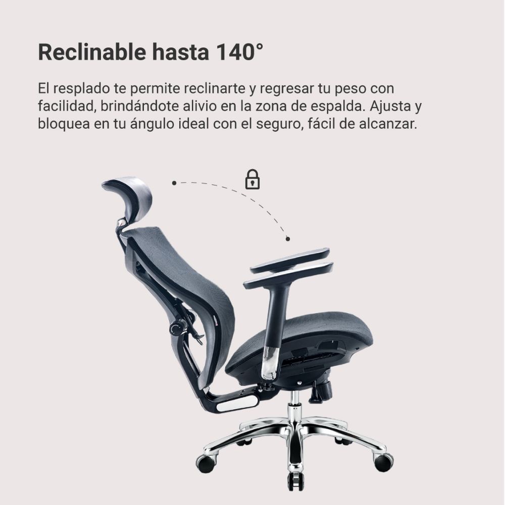 Foto 5 pulgar | Silla Ergonómica Ejecutiva Randu Premium V2