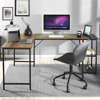 Foto 1 | Escritorio Para Computadora En Forma De L 168cm Gomyhome