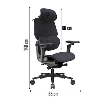Foto 7 | Silla Gamer Thunder X3 Flex Pro Loft Gris