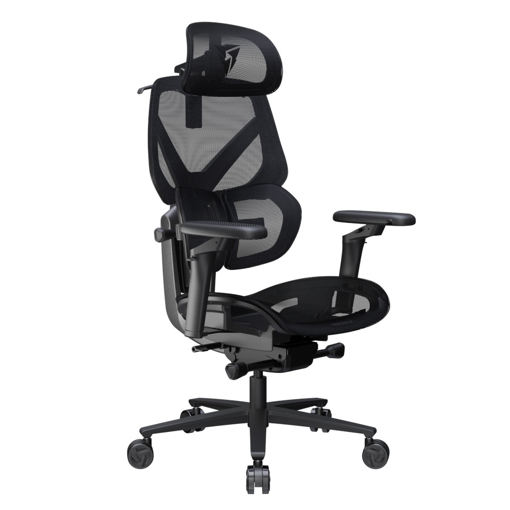 Foto 3 pulgar | Silla Gamer Thunder X3 Flex Pro Mesh Negra