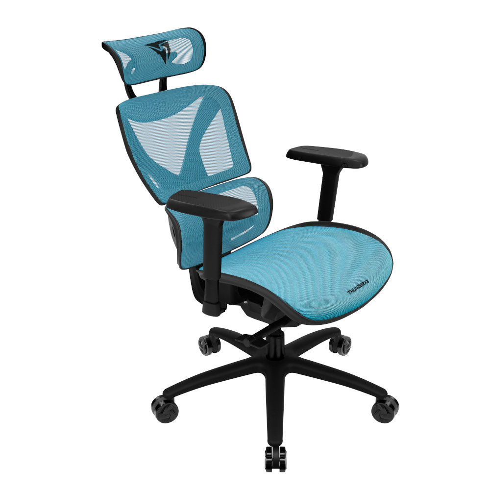 Foto 3 pulgar | Silla Gamer ThunderX3 Azul