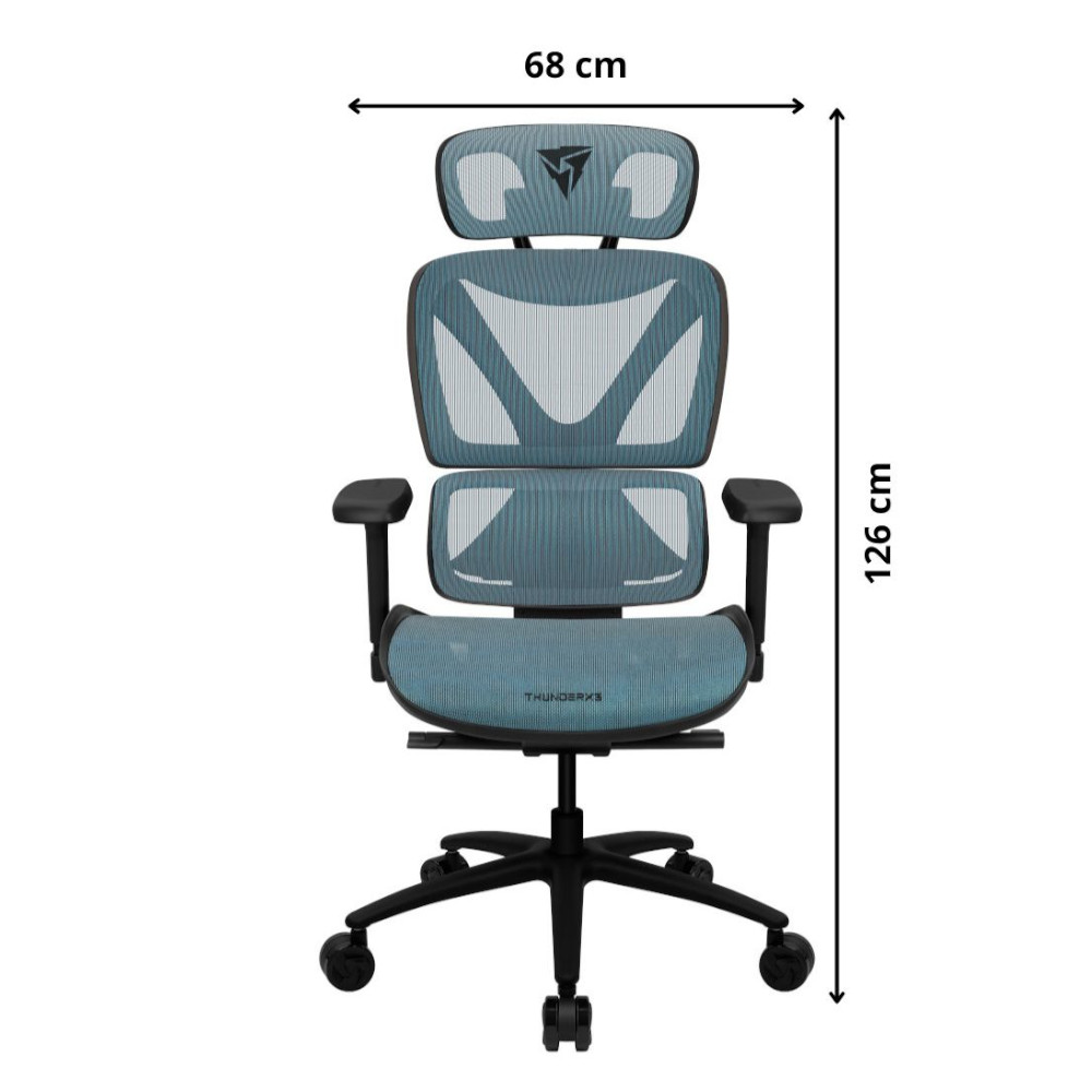 Foto 7 pulgar | Silla Gamer ThunderX3 Azul