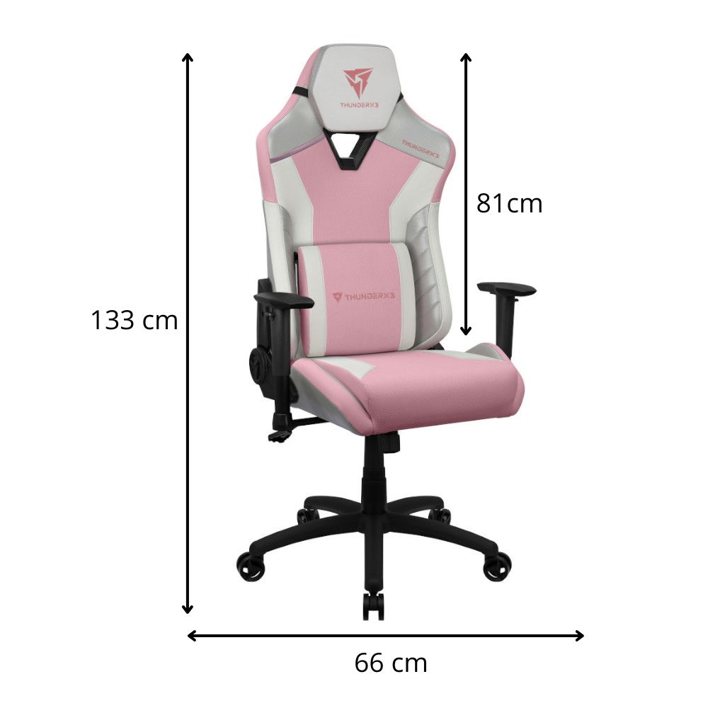 Foto 7 pulgar | Silla Gamer ThunderX3 Rosa