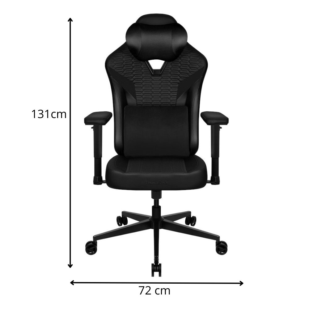 Foto 6 pulgar | Silla Gamer Thunder  Negra