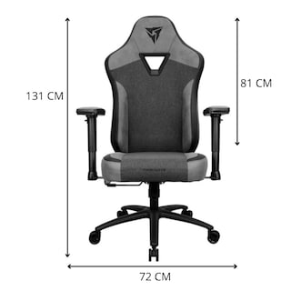 Foto 6 | Silla Gamer/escritorio Thunder X3 Eaze Loft Color Negro Soporta Hasta 125kg