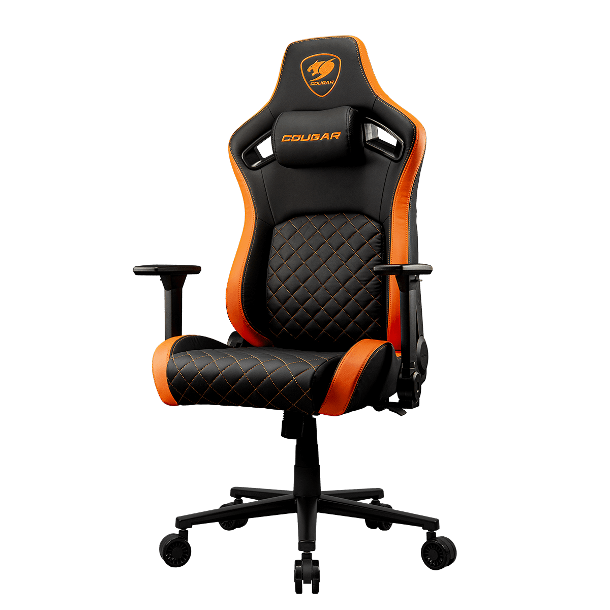 Foto 4 pulgar | Silla Cougar Defensor Negro/naranja Soporta 120kg 3mdflorb.0001