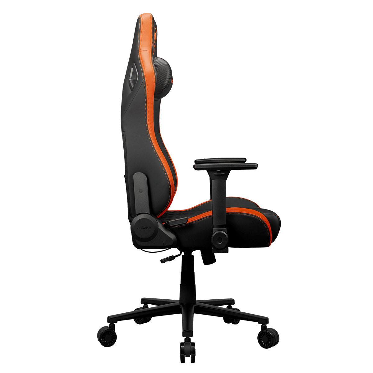 Foto 5 pulgar | Silla Cougar Defensor Negro/naranja Soporta 120kg 3mdflorb.0001