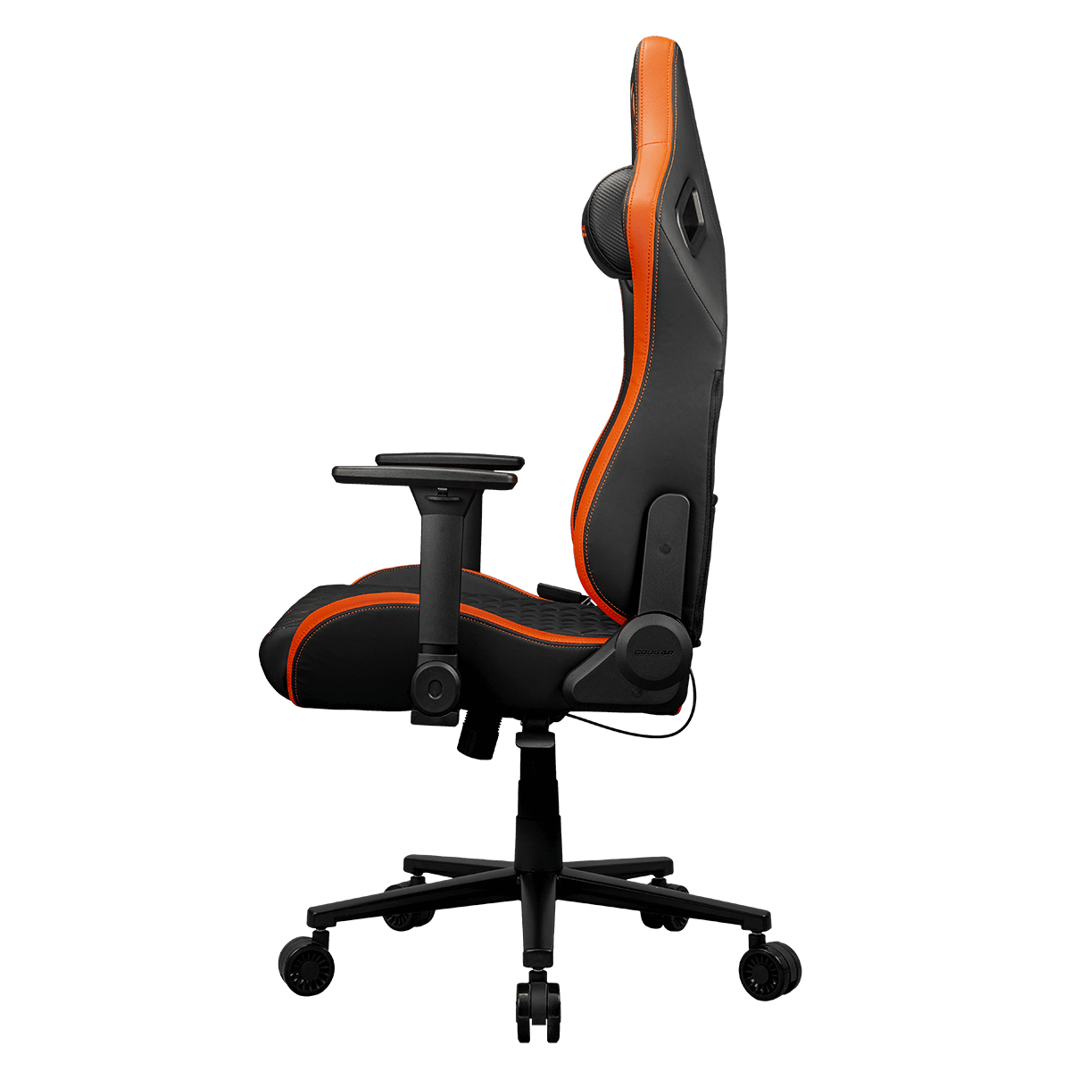 Foto 6 pulgar | Silla Cougar Defensor Negro/naranja Soporta 120kg 3mdflorb.0001