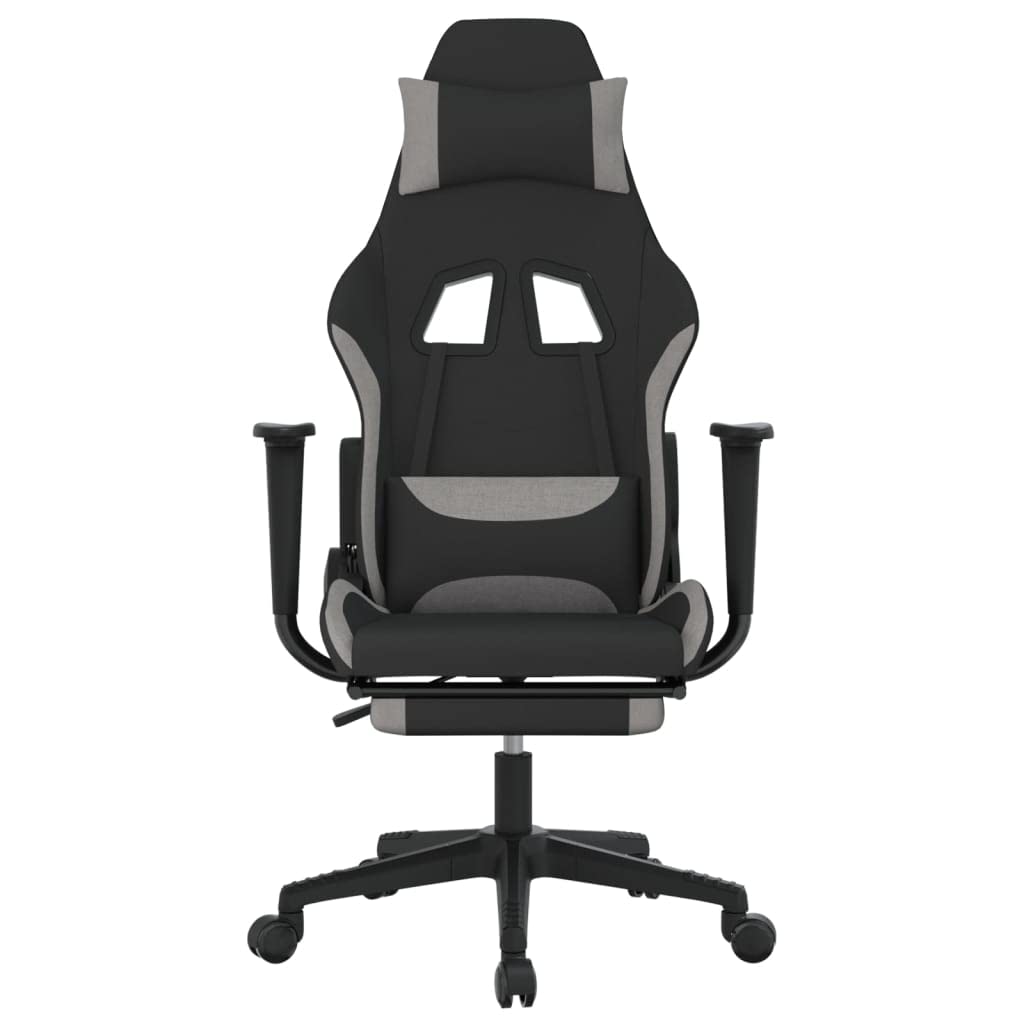 Foto 4 pulgar | Silla Para Videojuegos Vidaxl De Tela Con Reposapiés Y Respaldo Ajustable - Venta Internacional.