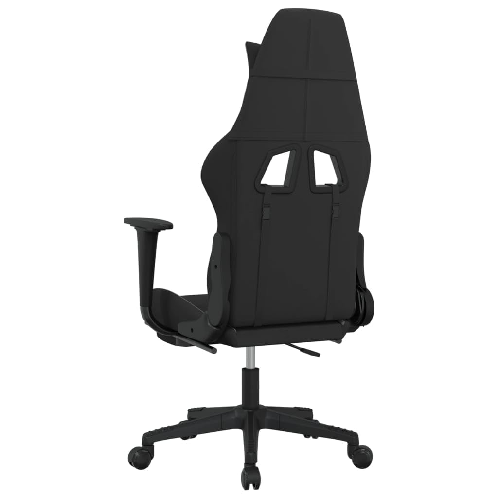 Foto 6 pulgar | Silla Para Videojuegos Vidaxl De Tela Con Reposapiés Y Respaldo Ajustable - Venta Internacional.