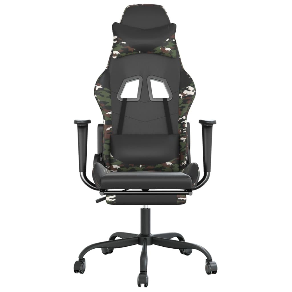 Foto 4 pulgar | Silla Para Videojuegos Vidaxl  Moderno Y Reposapiés Con Respaldo Ajustable - Venta Internacional.
