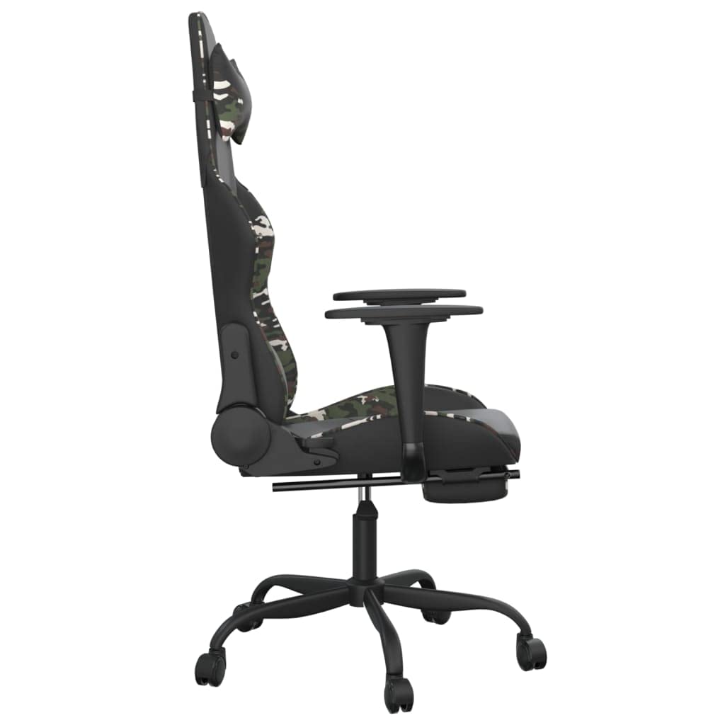 Foto 5 pulgar | Silla Para Videojuegos Vidaxl  Moderno Y Reposapiés Con Respaldo Ajustable - Venta Internacional.