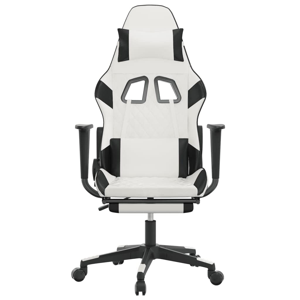 Foto 4 pulgar | Silla Para Videojuegos Vidaxl Ajustable Con Reposapiés De Piel Sintética - Venta Internacional.