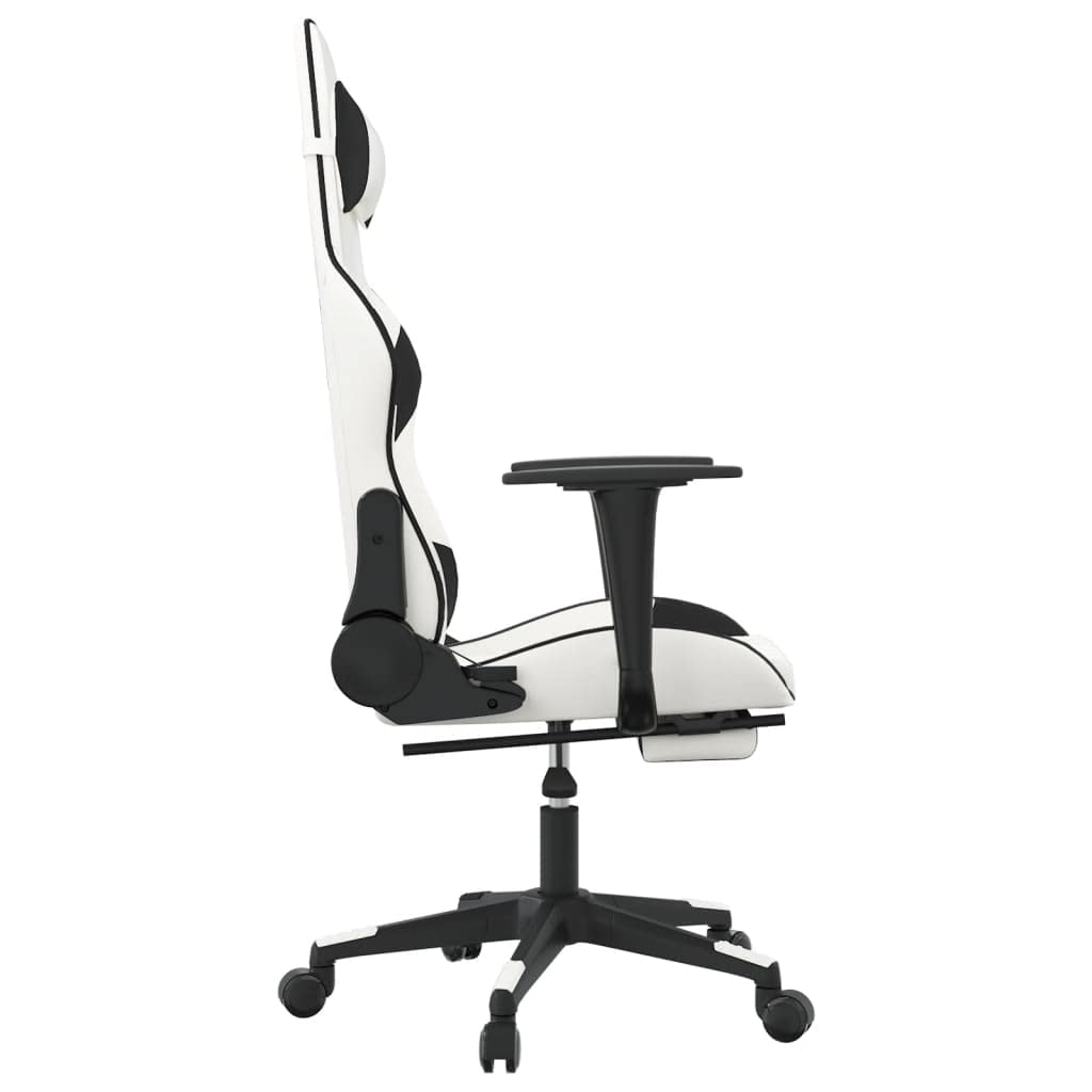 Foto 5 pulgar | Silla Para Videojuegos Vidaxl Ajustable Con Reposapiés De Piel Sintética - Venta Internacional.