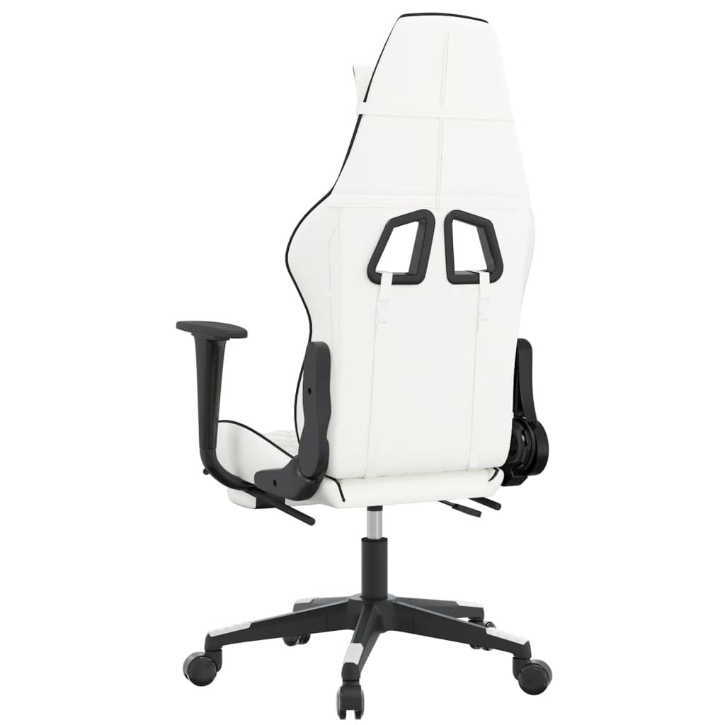 Foto 6 pulgar | Silla Para Videojuegos Vidaxl Ajustable Con Reposapiés De Piel Sintética - Venta Internacional.