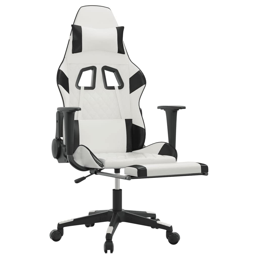Foto 7 pulgar | Silla Para Videojuegos Vidaxl Ajustable Con Reposapiés De Piel Sintética - Venta Internacional.