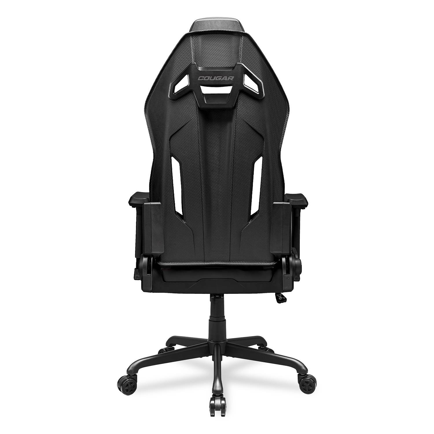 Foto 8 pulgar | Silla Gamer Cougar Hotrod Black De Cuero Sintetico Soporta Hasta 136kg