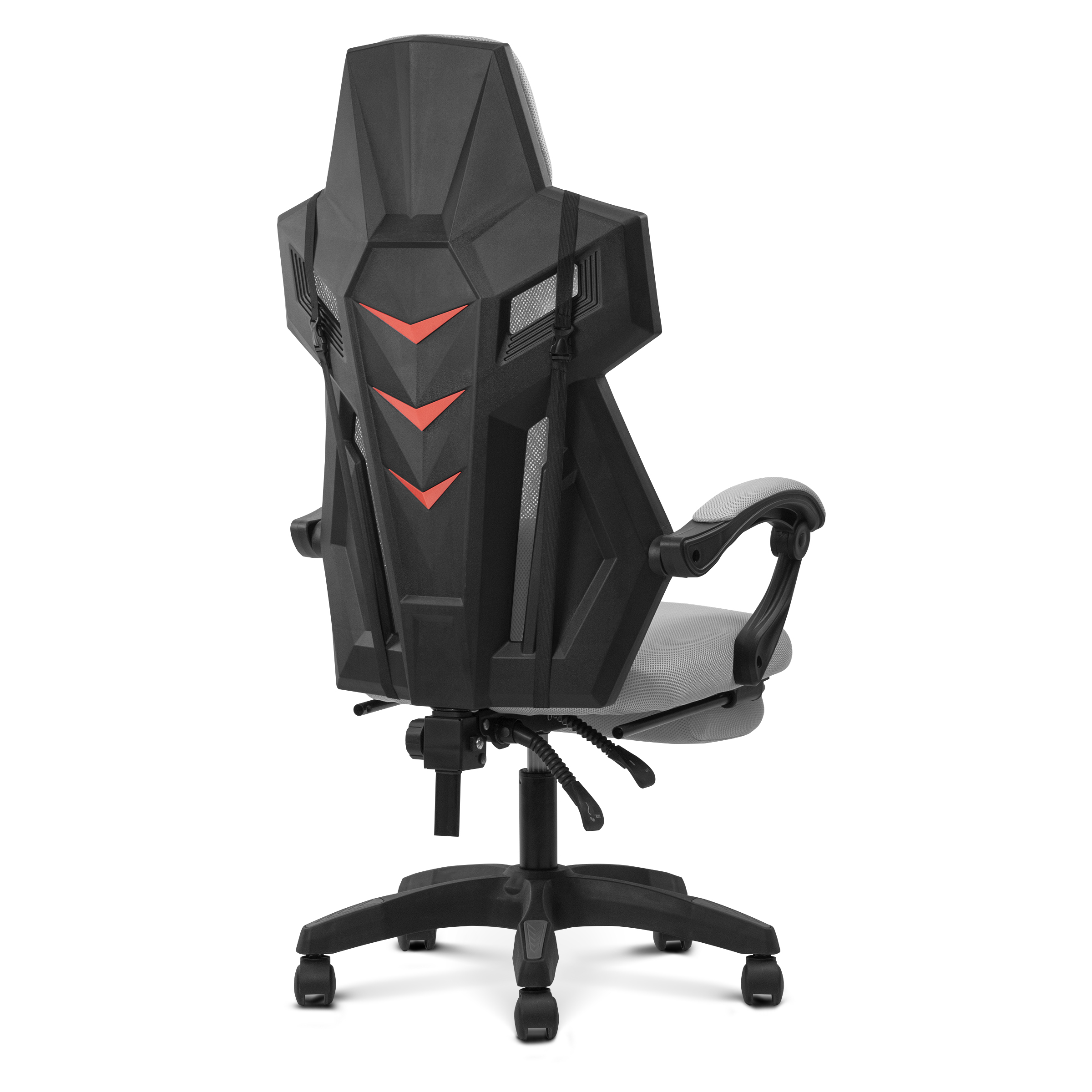 Foto 3 | Silla Gamer Playfever Shadow Tela Mesh Transpirable Oficina (gris)