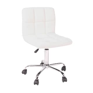 Foto 1 | Silla Paloma Office Blanca Tacto Piel