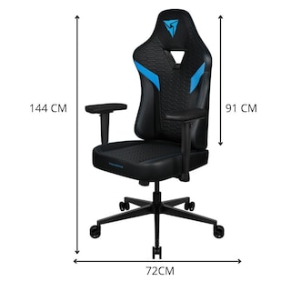 Foto 7 | Silla Gamer Thunder X3 Eaze Racer Color Azul Soporta Hasta 150kg