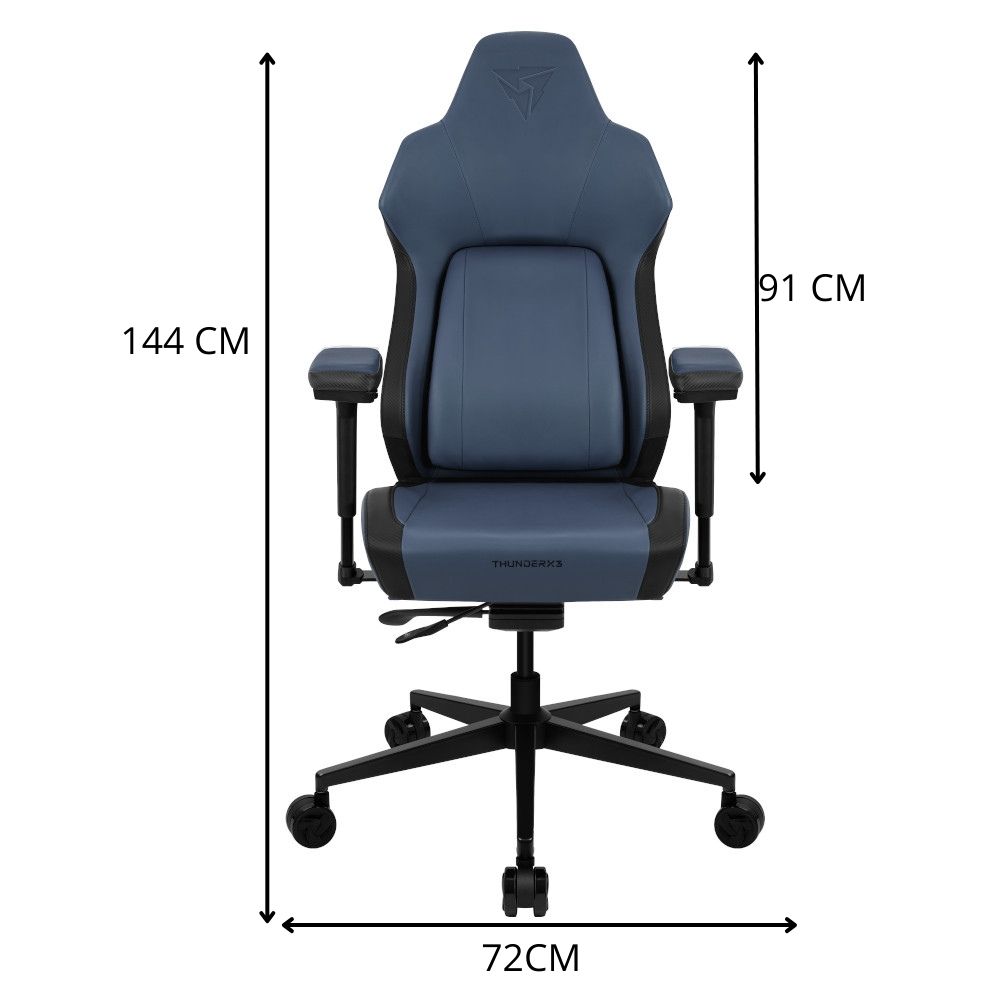 Foto 8 pulgar | Silla Gamer / Escritorio Core Modern Color Azul Soporta Hasta 150kg