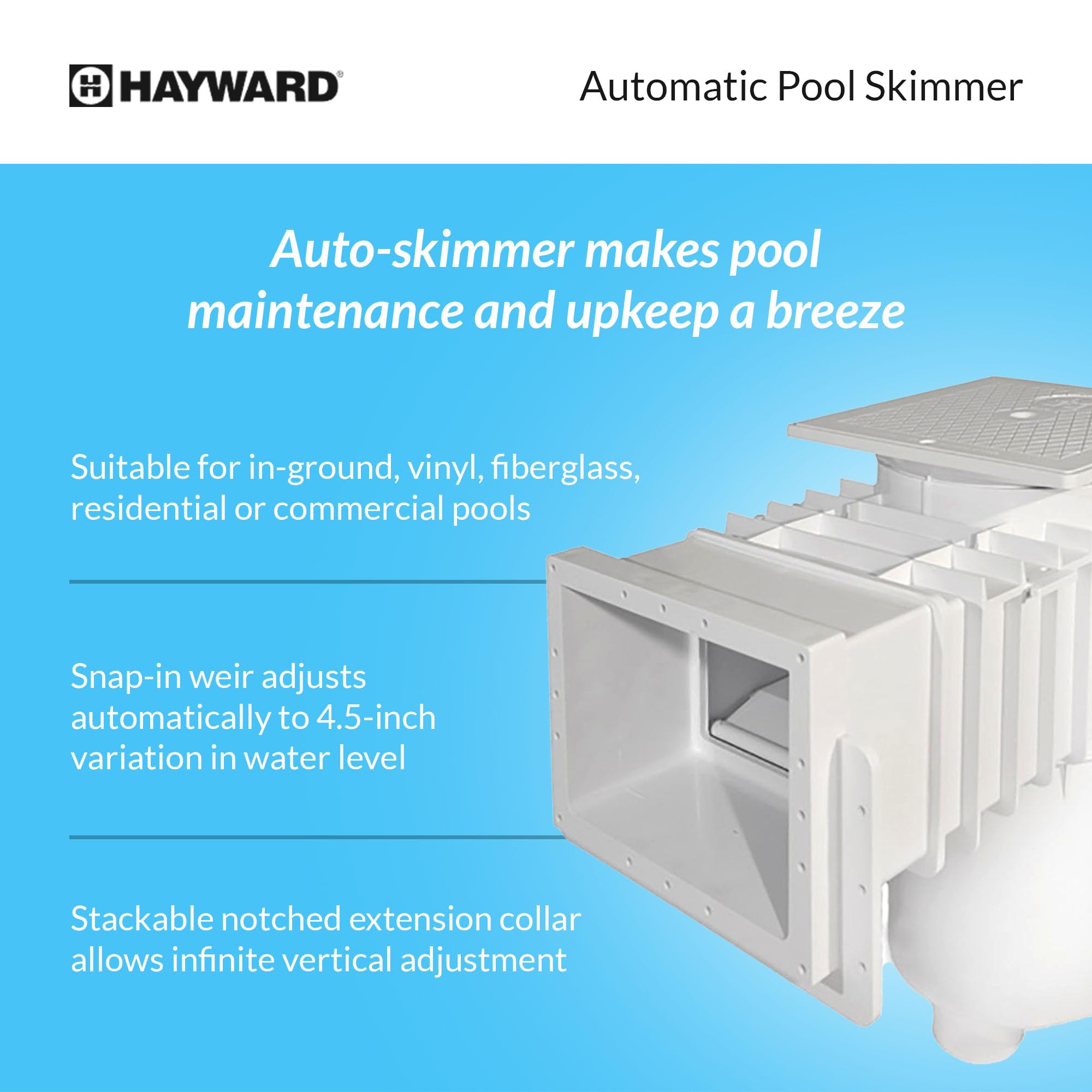 Foto 4 pulgar | Limpiador Y Desnatador Automático Para Piscinas Hayward Auto Skim Series - Venta Internacional.