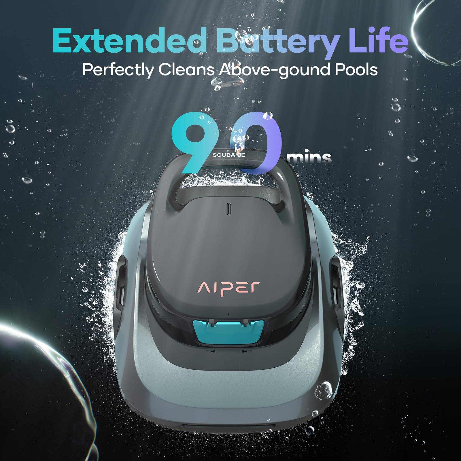 Foto 6 pulgar | Aspirador De Piscina Aiper Inalámbrico Automático Para Piscina De 80 M² - Venta Internacional.