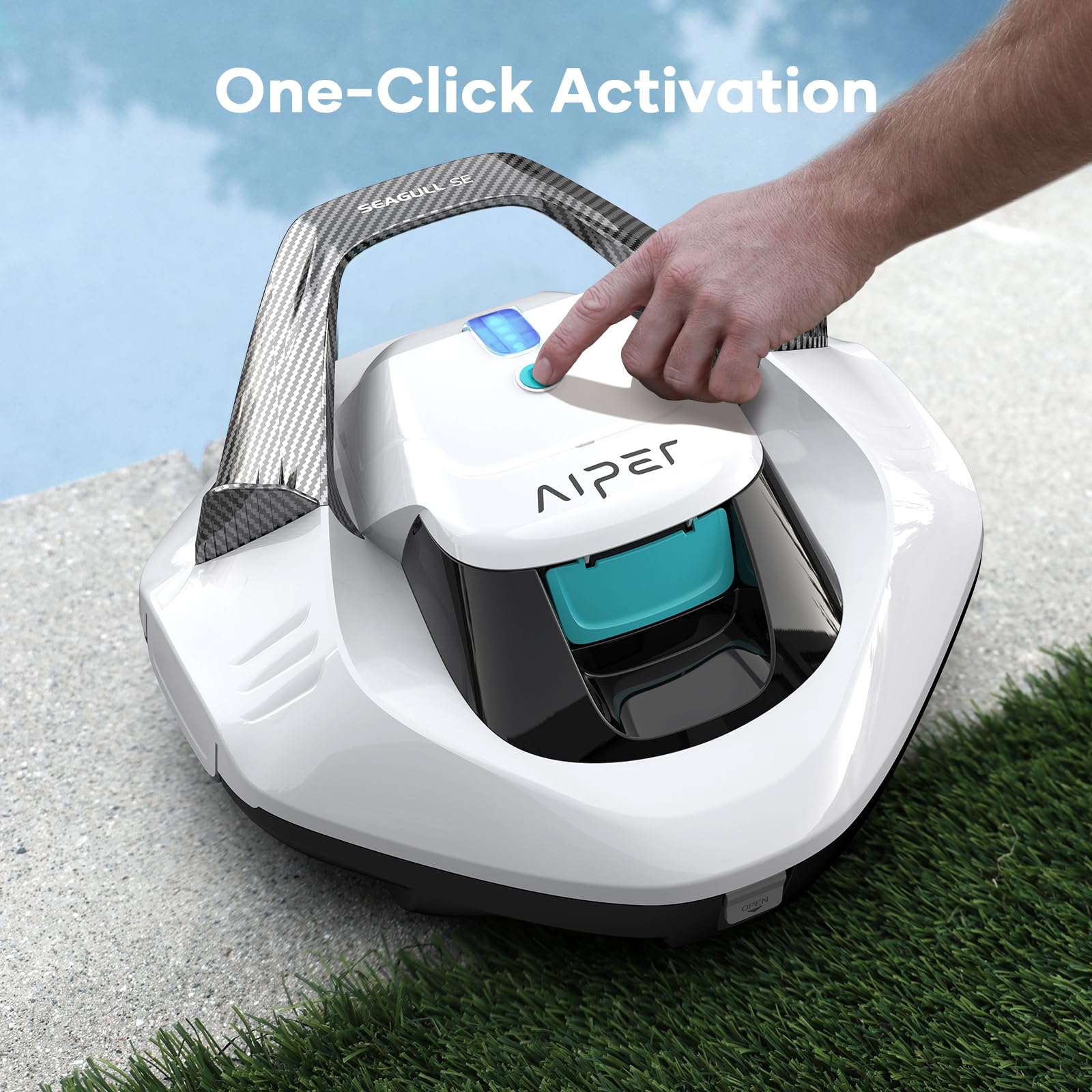 Foto 7 | Aspirador Robótico Para Piscinas Aiper, Inalámbrico, Estacionamiento Automático, Piscina De 12 M - Venta Internacional