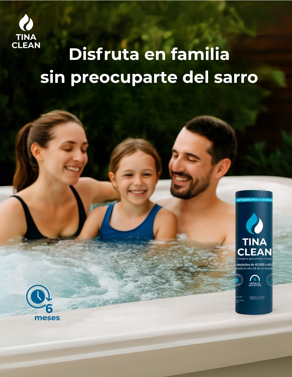 Foto 8 pulgar | Antisarro Para Alberca Y Jacuzzi  Suevazador De Agua 40 A 60mil Litros 6 Meses