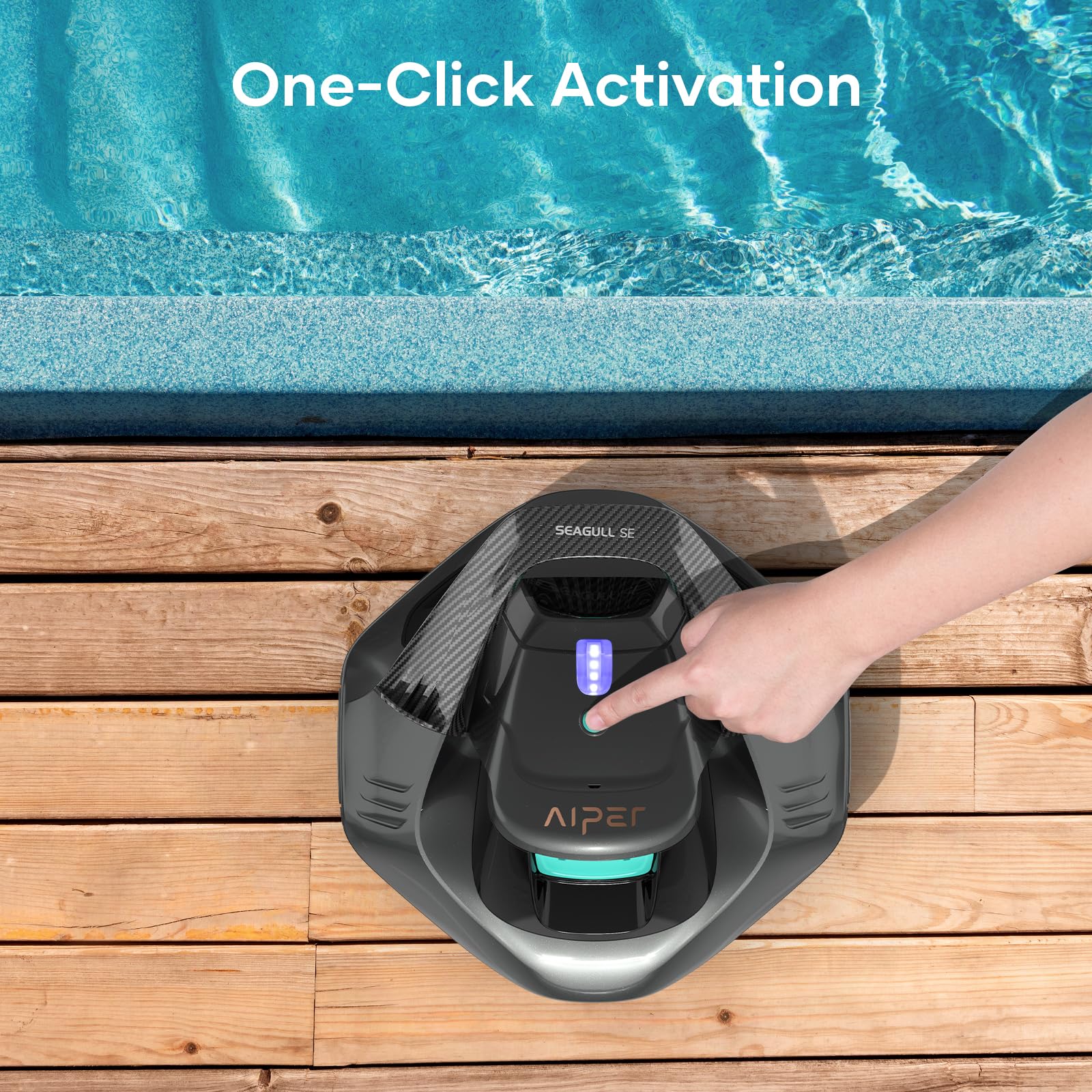 Foto 7 pulgar | El Limpiador Robótico De Piscinas Inalámbrico Aiper Dura 90 Minutos Y 860 Pies Cuadrados - Venta Internacional.