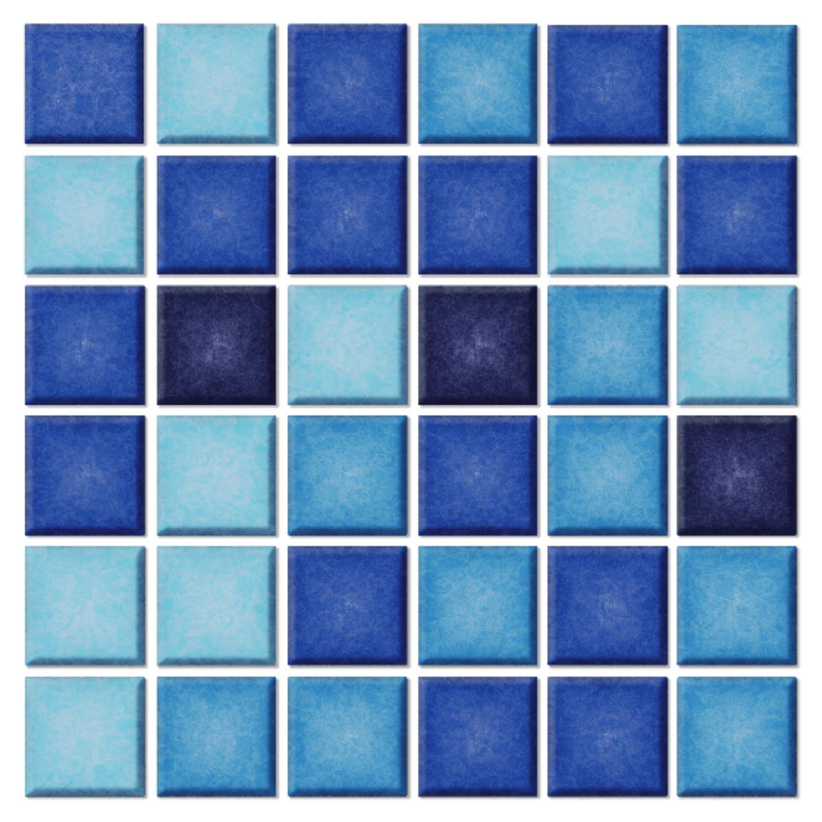Mosaico Azul 4 Mosaik-v – Estilo Fresco Para Albercas